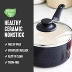 GreenLife 2.5QT Nonstick Saucepan - Image 2
