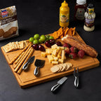 Large Bamboo Wood Cutting Board - Image 4