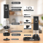 Electric Salt and Pepper Grinder Set, Upgrade 2-Speed Setting, External 5 - Image 9