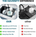Havenity™ Expandable Roll Up Dish Drying Rack - Image 8