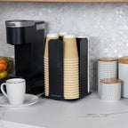 Mind Reader Cup and Lid Carousel, Countertop Org, Coffee Bar, Beverage Cup - Image 2
