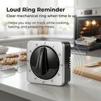 Searon Kitchen Timers for Cooking, Mechanical Wind Up Timer - Image 5