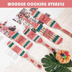 MYRAINBOW A5-3 Spurtle Set, Wooden Utensils - Image 6
