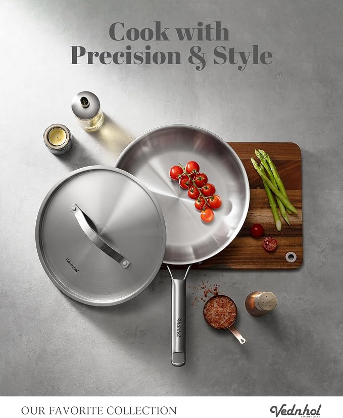 Stainless Steel Frying Pan Set - Image 3