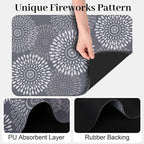 LuxStep Dish Drying Mat Super Absorbent Kitchen Counter Mat Rubber Backing - Image 6