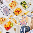 Liuruiyu 8 Pack 36OZ Glass Food Storage Containers - Image 7