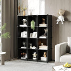 AWTATOS Cube Storage Organizer Closet Storage Shelves DIY Stackable Plastic - Image 6
