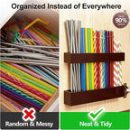 9.5” Large Acrylic Straw Holder - Image 6