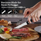 BEWOS Steak Knives Set of 16 - Image 6