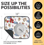 Disney Dish Drying Mats for Kitchen Counter – 16" x 18" Absorbent Kitchen - Image 3