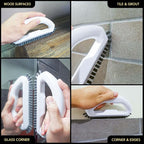 Grout Brush with Stiff Nylon Bristles, Heavy Duty Hand Grout Scrub Brush - Image 4
