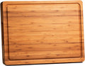Allsum Bamboo Cutting Boards for Kitchen, Heavy Duty Wooden Chopping Block by ALLSUM