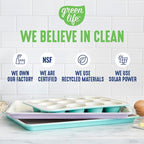 GreenLife Bakeware 18” x 13” Half Cookie Sheet Baking Pan, Non-Toxic PFAS-Free - Image 7