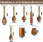 Wooden Utensil Set 8 Pcs - Image 5