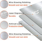 Pro Dough Pastry Scraper/Cutter/Chopper Stainless Steel Mirror Polished - Image 3