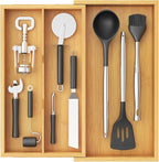 Lifewit Utensil Organizer for Kitchen Drawer, Expandable Cooking Utensil Tray by Lifewit