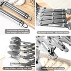 Star Brand Pastry Cutter with Grinder Spaghetti Dough Roller Knife Stainless - Image 6