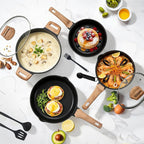 NEWBULIG 25-Piece Nonstick Cookware Set, Granite Pots and Pans - Image 7