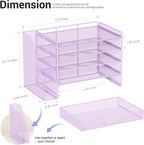 OPNICE Desk Organizer, 5-Tier Paper File Organizer - Image 3