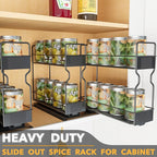 SpaceAid Pull Out Spice Rack Organizer - Image 3