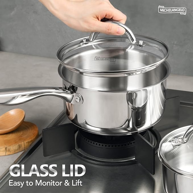 MICHELANGELO 1.5 QT Saucepan - Image 2