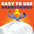 Hefty Ultra Strong 13 Gallon Trash Bags, Tall Kitchen Trash Bags 13 Gallon Size - Image 5