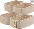 MiniArk Small Storage Baskets for Organizing | Closet Organizer Bins | Shelf by MiniArkStorageBasketsHome