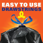 Hefty Ultra Strong 13 Gallon Trash Bags, Break Resistant Drawstring Enclosure - Image 5