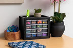 IRIS USA Small Plastic Storage Drawers, Made in USA, 16-Drawer Organizer - Image 5