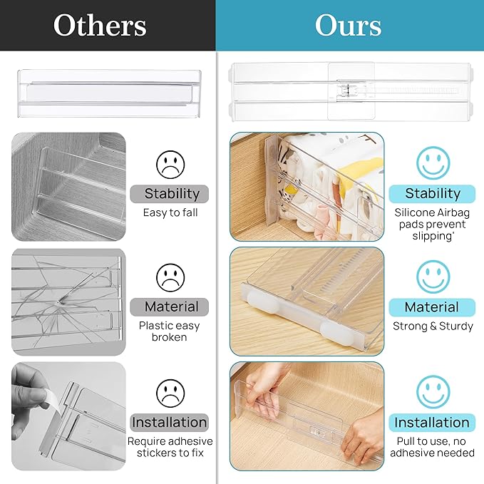 Vtopmart 8 Pack Drawer Dividers - Image 9