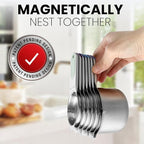 Spring Chef Magnetic Stainless Steel Measuring Cups, Kitchen Tools - Image 5