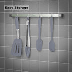 Silicone Spatulas Set Turners Tongs Cooking Utensils Set High Heat Resistant - Image 4