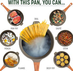 Goodful All-in-One Pan, High-Performance Cast Construction, Dishwasher Safe - Image 3
