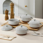 MALACASA Mini Cocotte Set - 12 OZ Ramekins - Image 6
