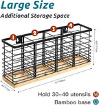 Suli Extra Large Kitchen Utensil Holder Countertop - Image 2