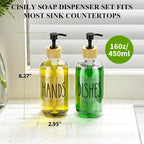 Cisily Dish Soap Dispenser Set - Image 3