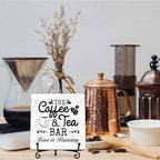 Coffee Bar Sign, Love is Brewing Farmhouse Tabletop Decor, Coffee and Tea Lover - Image 7