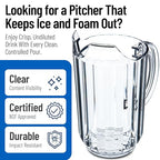 Carlisle FoodService Products 553807 Plastic Pitcher, 48 Ounces - Image 3