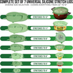 Reusable Silicone Stretch Lids for Food Storage in Fridge - Image 2