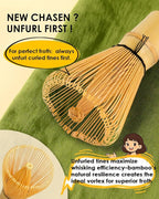Matcha Whisk - 2-pack Bamboo matcha Whisk set, Handcrafted Traditional Japanese - Image 5