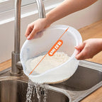Japanese Rice Strainer Quinoa Washing Bowl Small Grains Washer Cleaner Plastic - Image 2