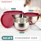 AVACRAFT 18/10 Stainless Steel Mixing Bowls - Image 2
