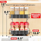 SpaceAid Pull Out Spice Rack Organizer - Image 2