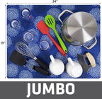 Drymate Jumbo XL Dish Drying Mat, Low-Profile, Super Absorbent, Quick Dry Fabric - Image 5