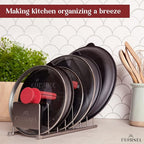 Cuisinel Lid and Dish Organizer Rack - Image 5