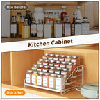 BOIVSHI Tiered Spice Rack, 4 Tier Spice Shelf Organizer - Image 5