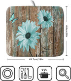 Giwawa Rustic Daisy Dish Drying Mat - Image 2
