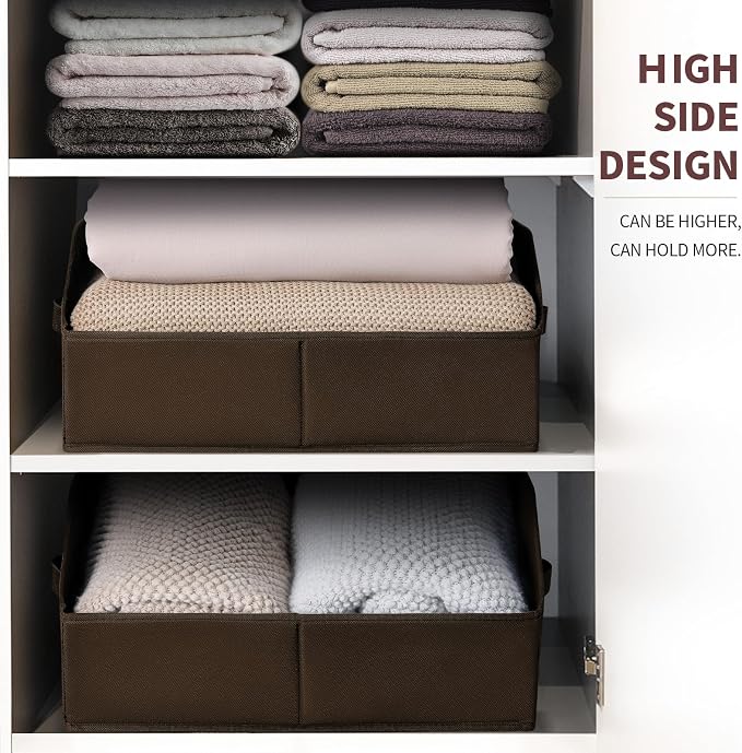 Homsorout Closet Baskets for Shelves Trapezoid - Image 4
