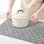 Subekyu 2 Pack Dish Drying Mat, 24*18 inch Ultra Absorbent Microfiber Dishes - Image 7