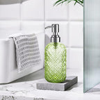 14 Oz Refillable Glass Soap Dispenser - Image 4